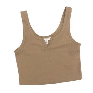 Topshop Notch Crop Tanktop